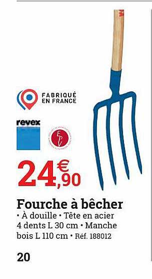 fourche à bêcher revex
