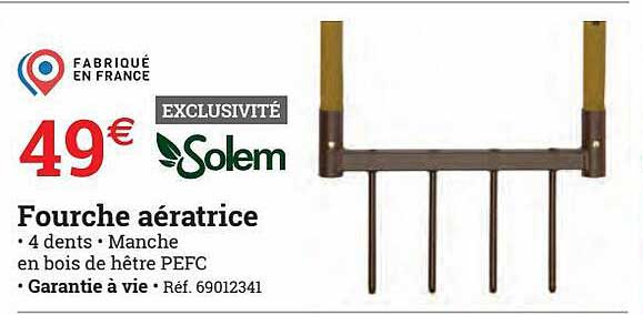 fourche aératrice solem