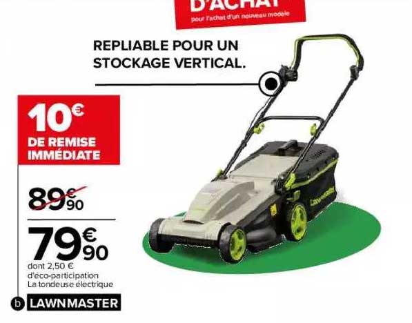 La Tondeuse électrique Lawnmaster