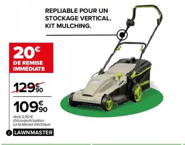 la tondeuse électrique lawnmaster