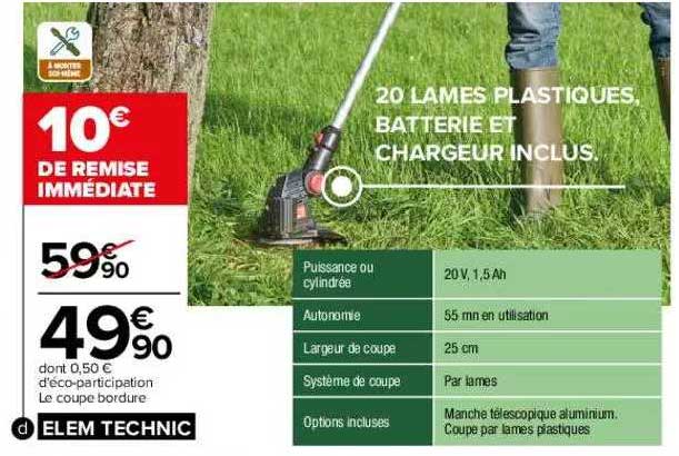 le coupe bordure elem technic