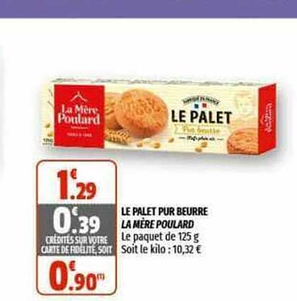 Le Palet Pur Beurre La Mère Poulard