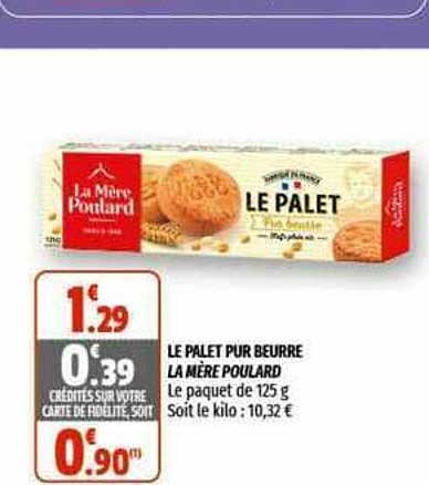 Le Palet Pur Beurre La Mère Poulard