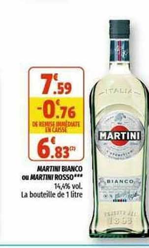 Martini Bianco Ou Martini Rosso