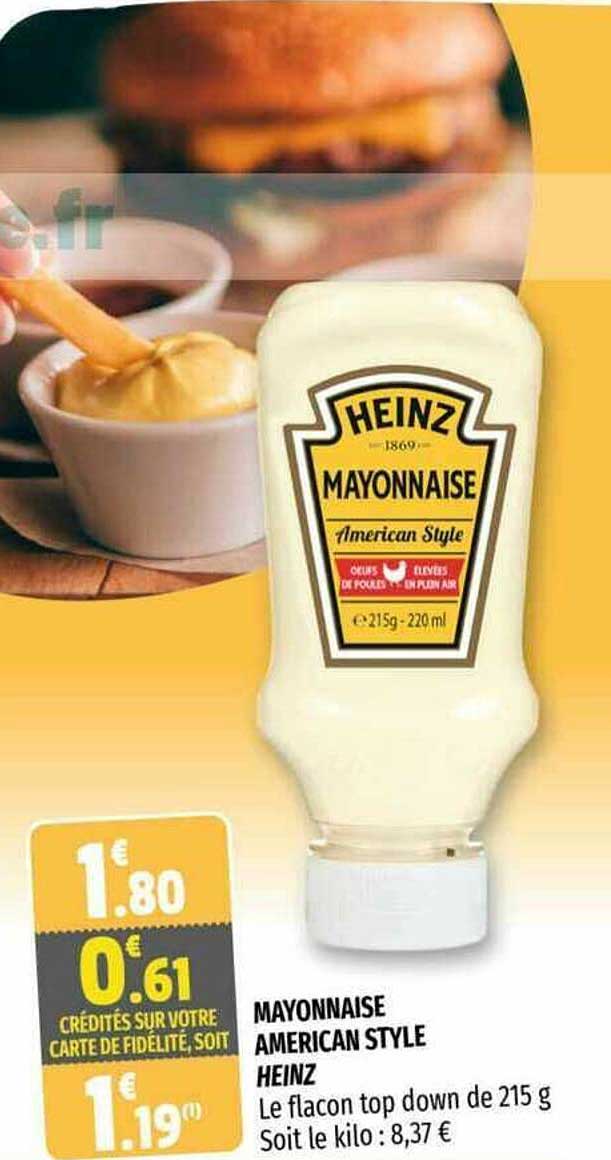 Mayonnaise American Style Heinz