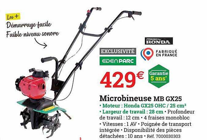microbineuse mb gx25 eden parc