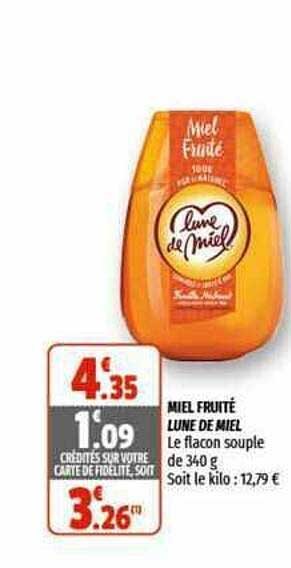 Miel Fruité Lune De Miel