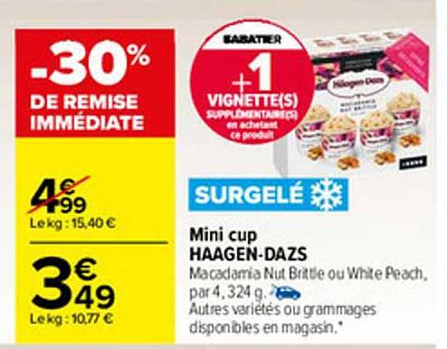 mini cup häagen-dazs