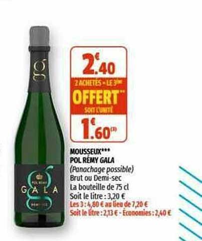 mousseux pol rémy gala