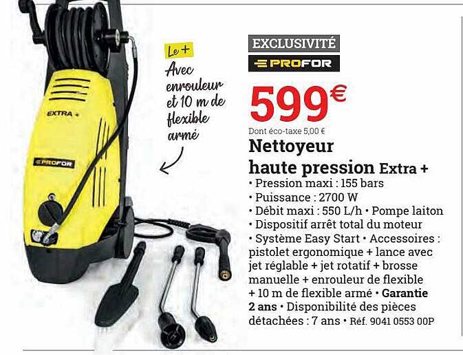 nettoyeur haute pression extra + profor