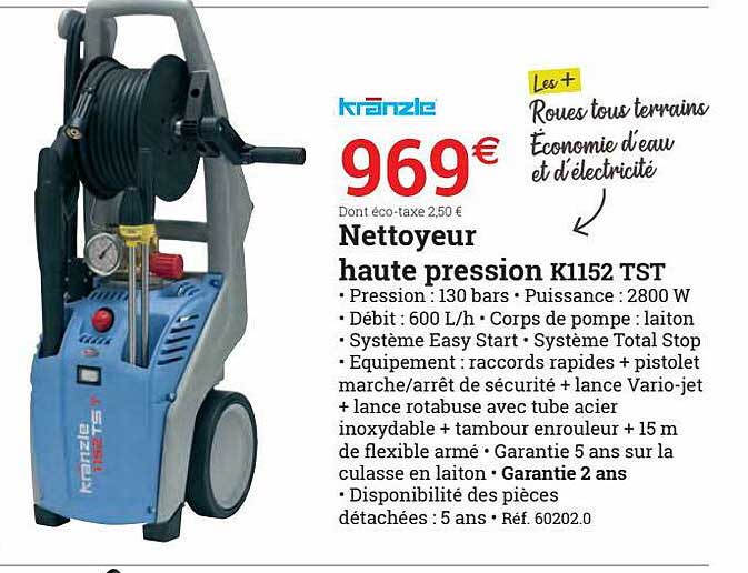 nettoyeur haute pression k1152 tst