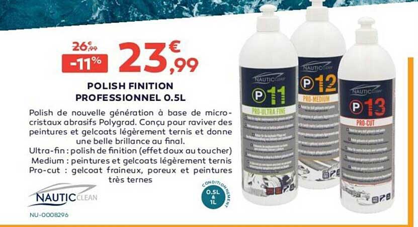 polish finition professionnel 0.5l nautic clean
