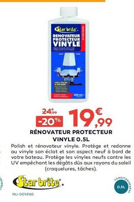 rénovateur protecteur vinyle 0.5 l star brite