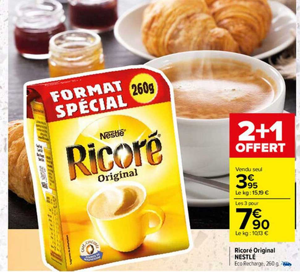 Ricoré Original Nestlé 2+1 Offert
