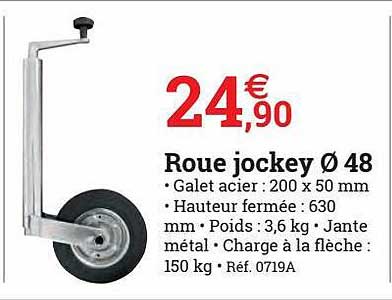 roue jockey ø 48