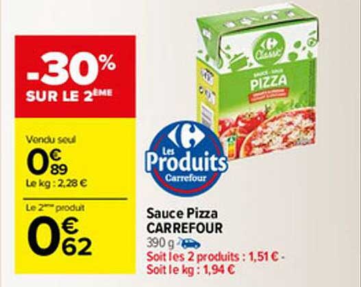 Sauce Pizza Carrefour