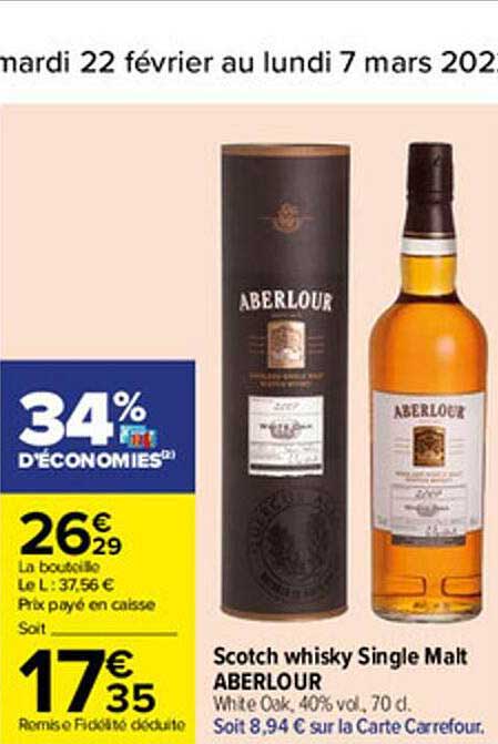 scotch whisky single malt aberlour