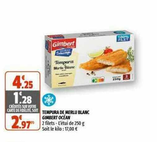 tempura de merlu blanc gimbert océan