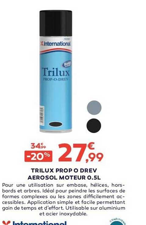 trilux prop o drev aerosol moteur 0.5l trilux