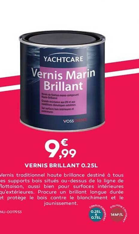 vernis brillant 0.25l yachtcare