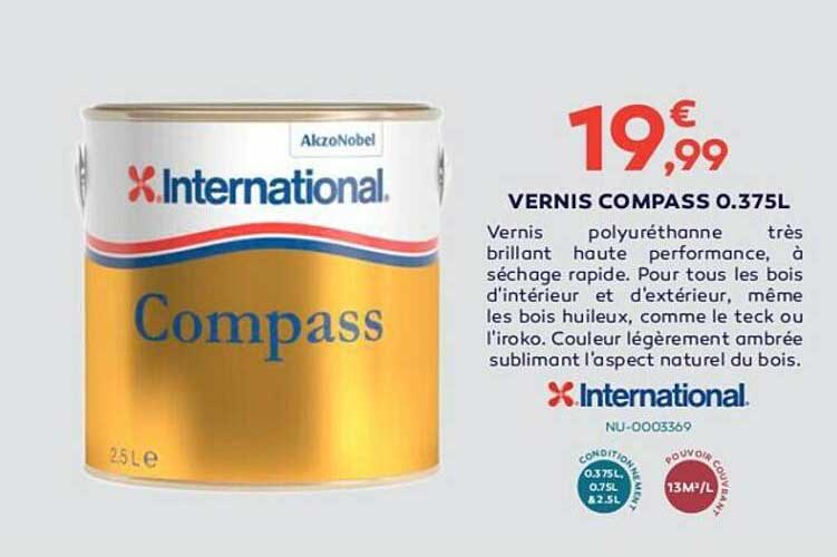 vernis compass 0.375l international