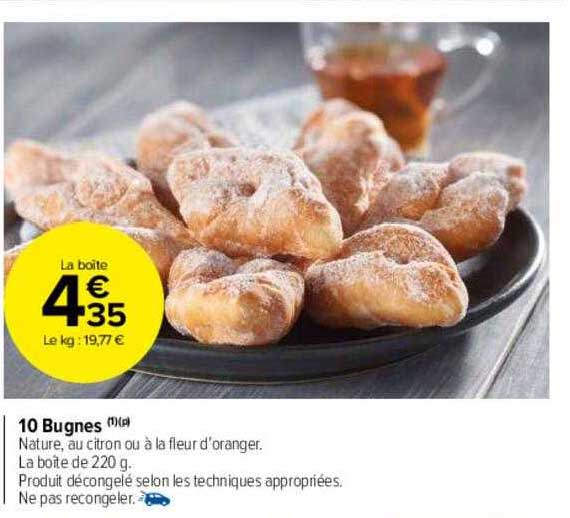10 bugnes