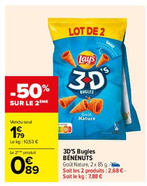 3d's Bugles Bénénuts