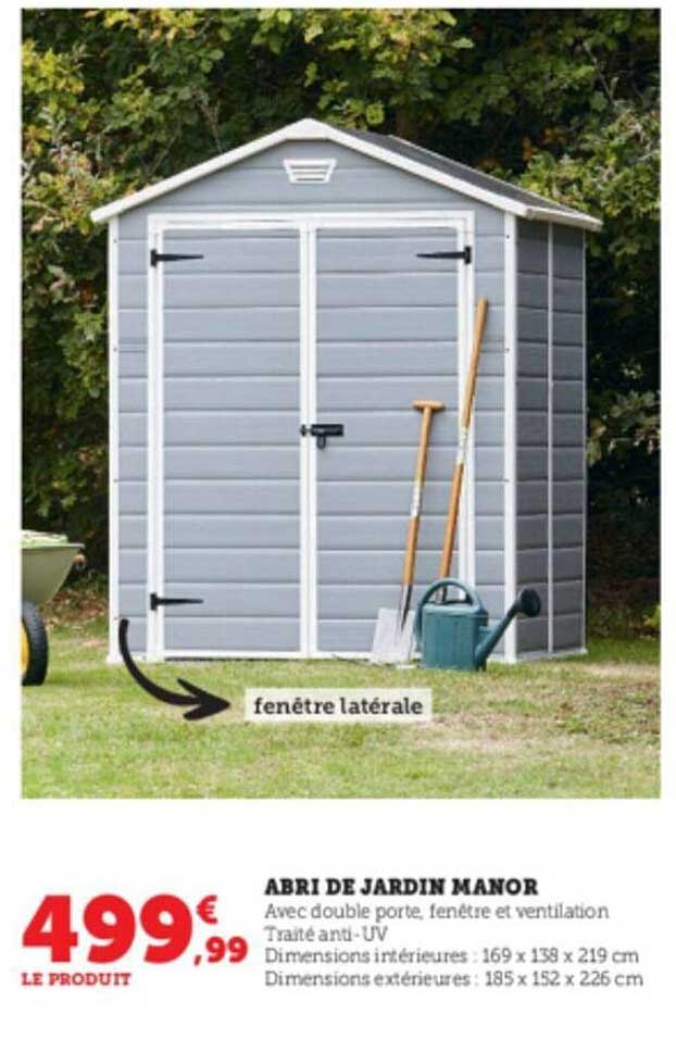 abri de jardin manor