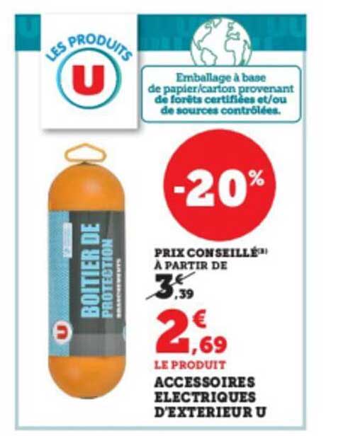 accessoires électriques d'extérieur u