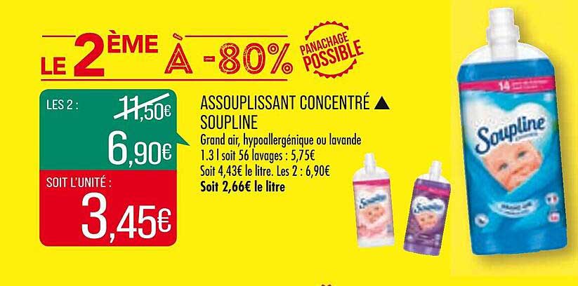 Assouplissant Concentré Soupline