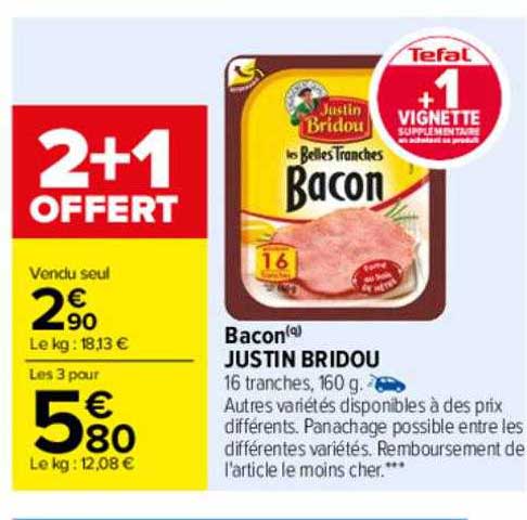 bacon justin bridou