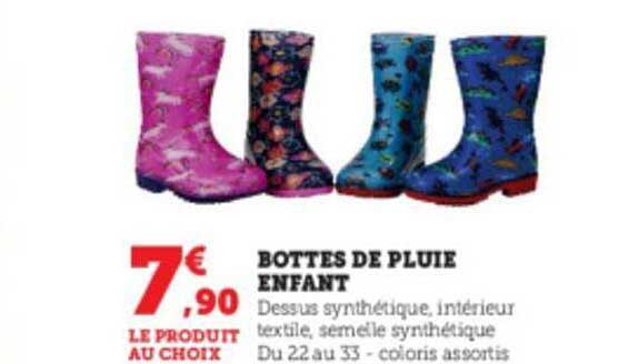 Bottes De Pluie Enfant