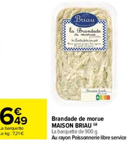 Brandade De Morue Maison Briau