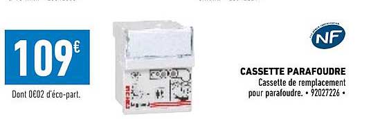 cassette parafoudre