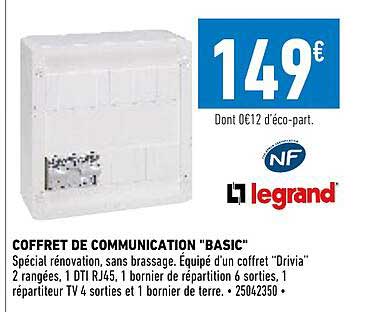 Coffret De Communication "basic" Legrand