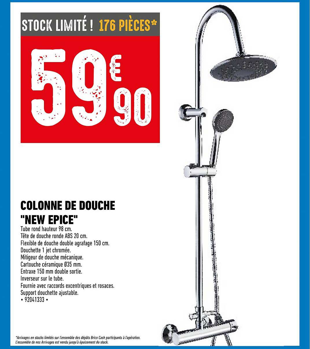 colonne de douche "new apice"