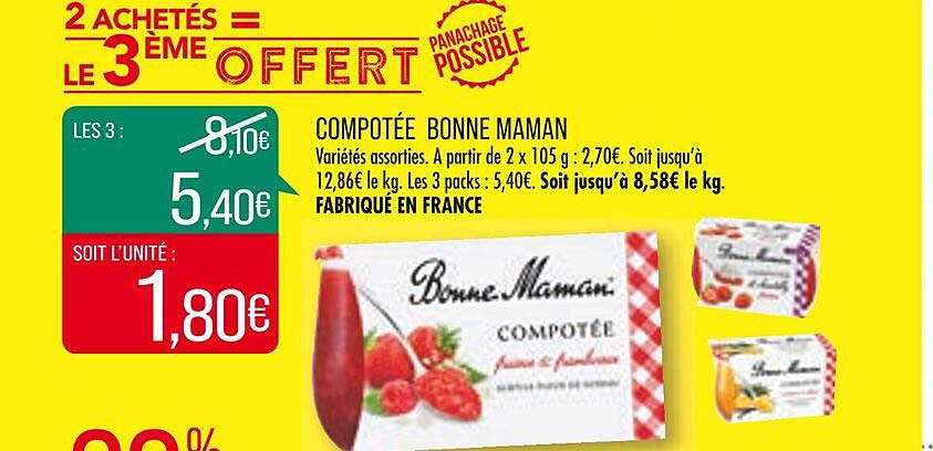 compotée bonne maman