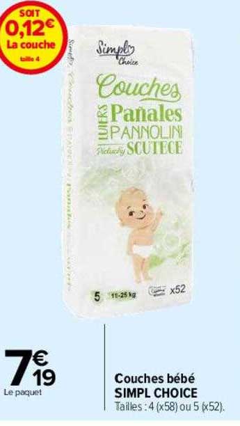 couches bébé simpl choice