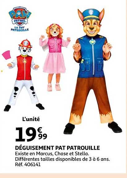 déguisement pat patrouille