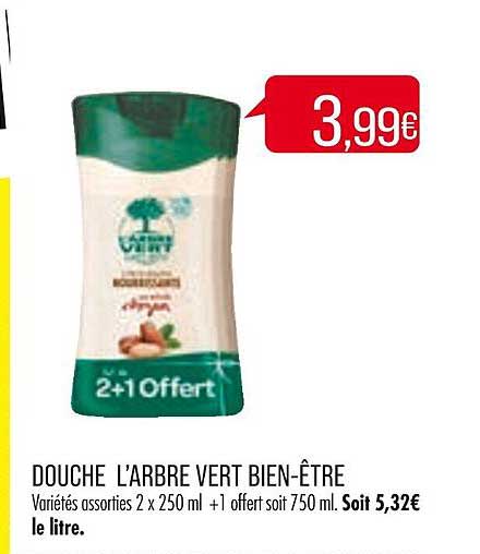 douche l'arbre vert bien-être