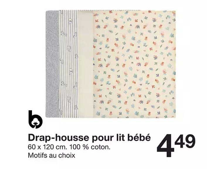 drap-housse pour lit bébé