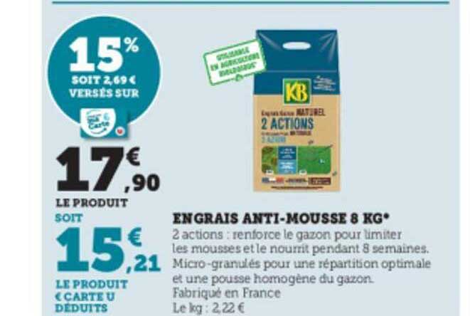 engrais anti-mousse 8 kg