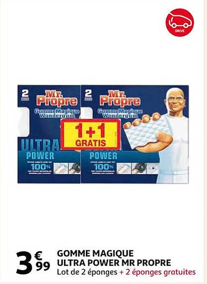 gomme magique ultra power mr propre