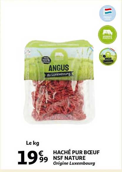 Haché Pur Bœuf Nsf Nature
