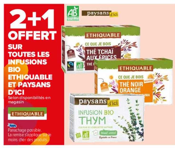 infusions bio ethiquable et paysans d'ici