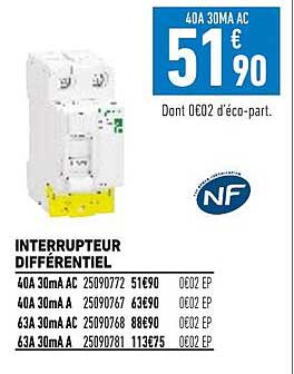 interrupteur différentiel