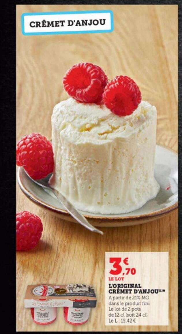 l'original crémet d'anjou u
