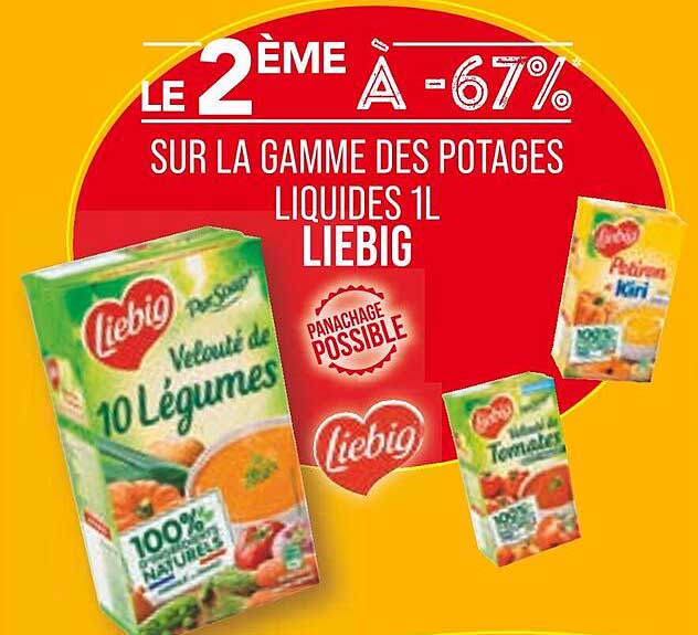 la gamme des potages liquides 1 l liebig