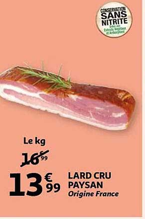 lard cru paysan