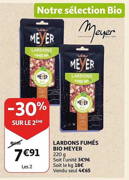 lardons fumés bio meyer